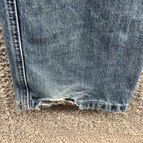 Ariat Jeans Mens 38 X 32 M2 Relaxed Boot Cut Blue Denim Medium Wash Cowboy * - Picture 3 of 13